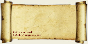 Isidora Brujić vizit kartica